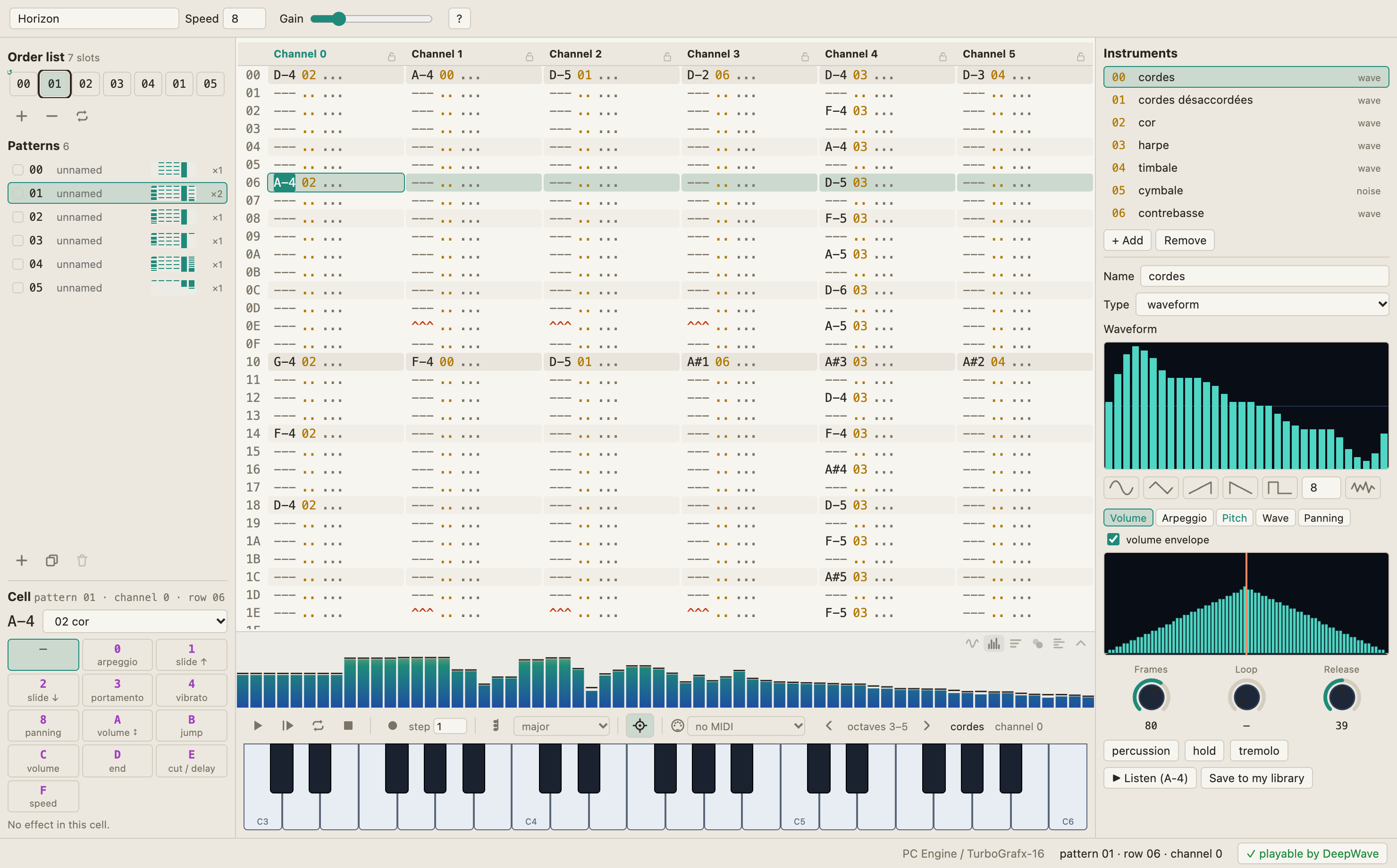DeepWave in the light Paper theme